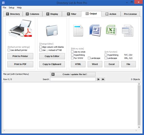Directory List and Print Pro 4.10 with Crack Download